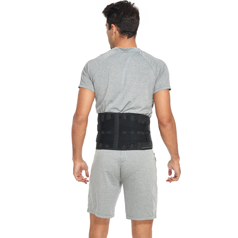Adjustable Lumbar Support Belt – Back Brace for Lower Back Pain & Posture Support