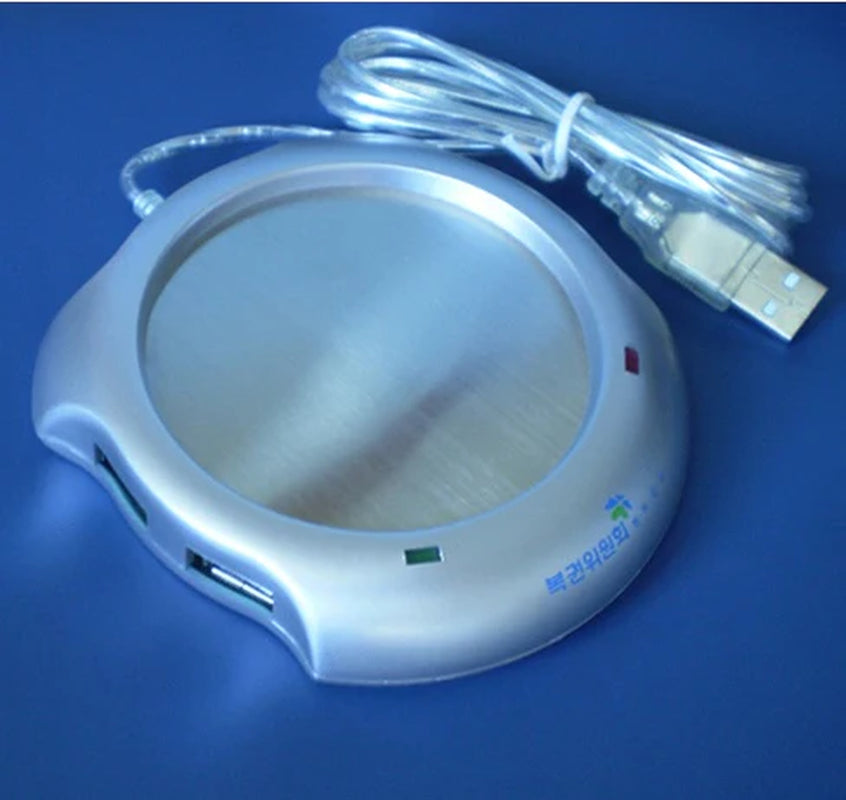 Portable USB Heated Mug Warmer for Drinks Indoors and Outdoors