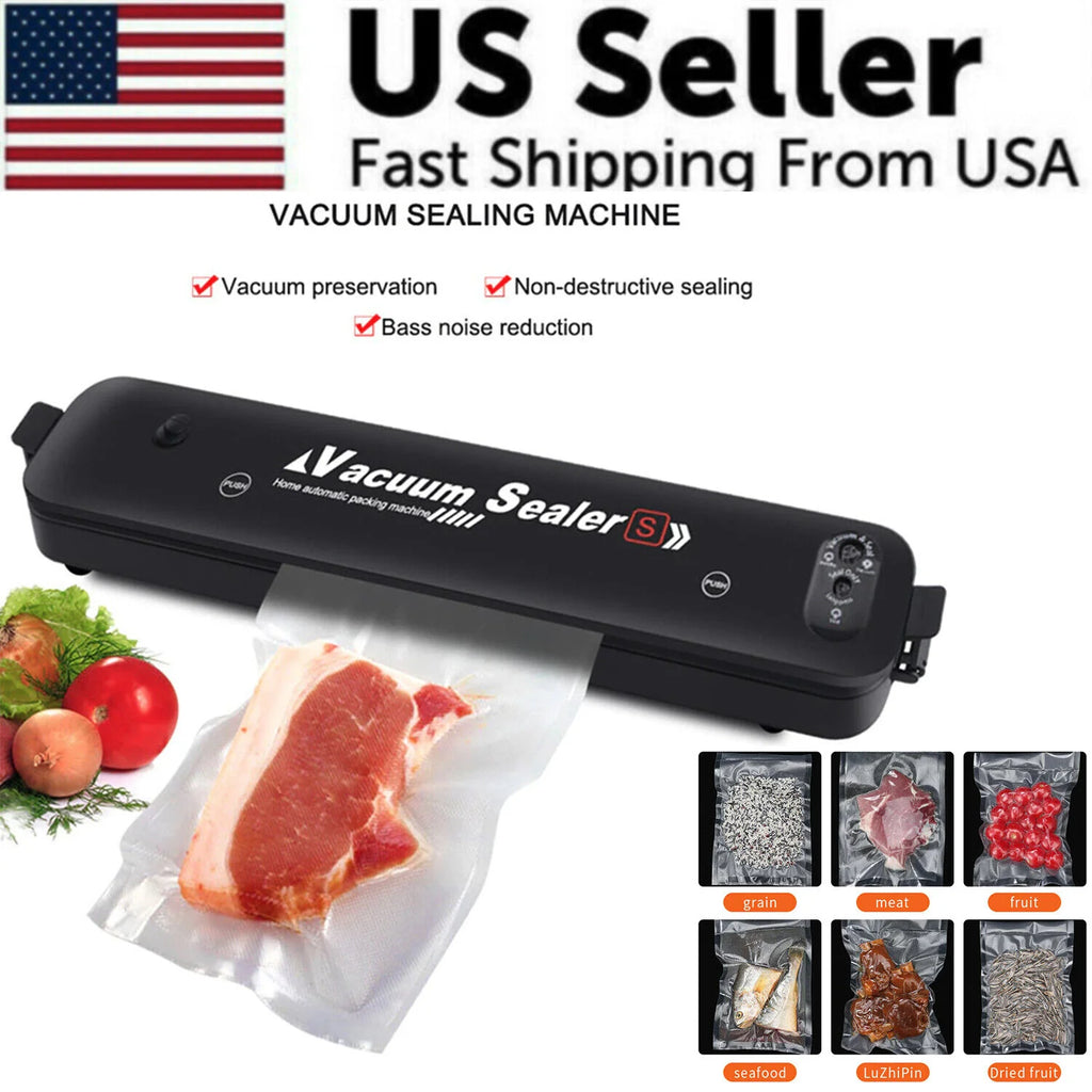 Vacuum Sealer Machine – Automatic Food Preservation & Storage Saver with Seal Bags