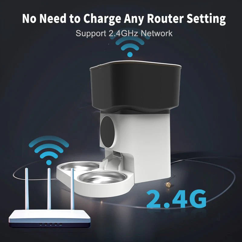 HEYBO Smart Automatic Cat Feeder - 7L Reliable Cat Food Dispenser