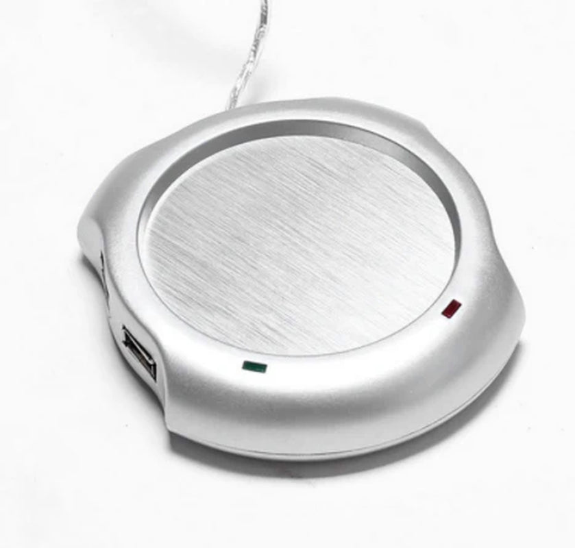 Portable USB Heated Mug Warmer for Drinks Indoors and Outdoors