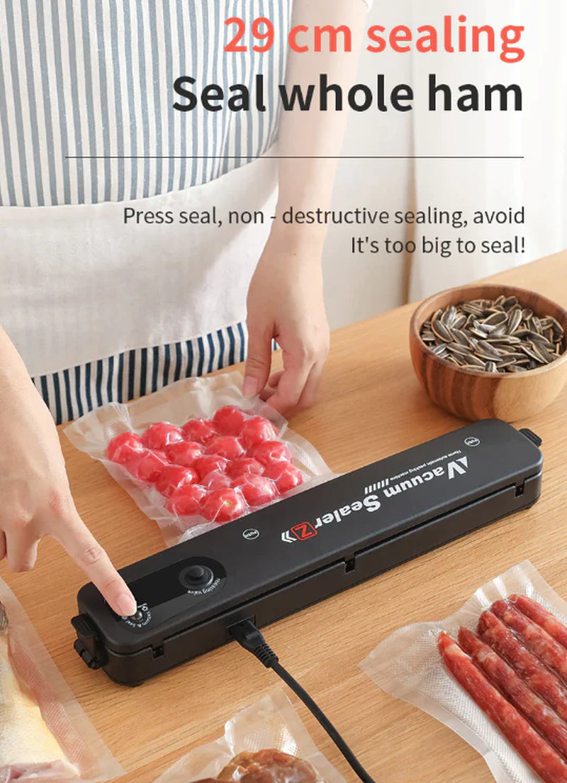 Vacuum Sealer Machine – Automatic Food Preservation & Storage Saver with Seal Bags