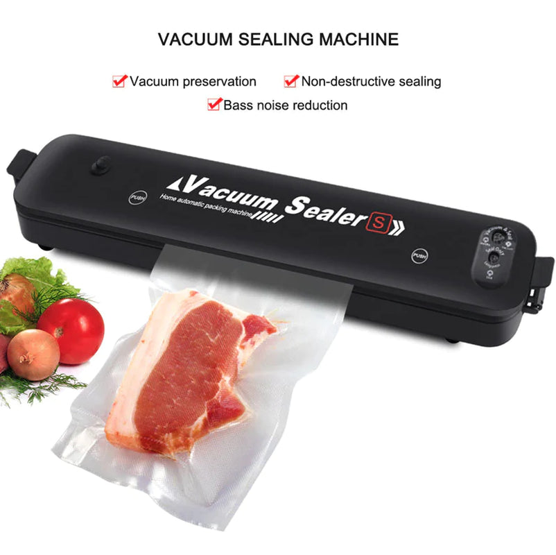 Vacuum Sealer Machine – Automatic Food Preservation & Storage Saver with Seal Bags