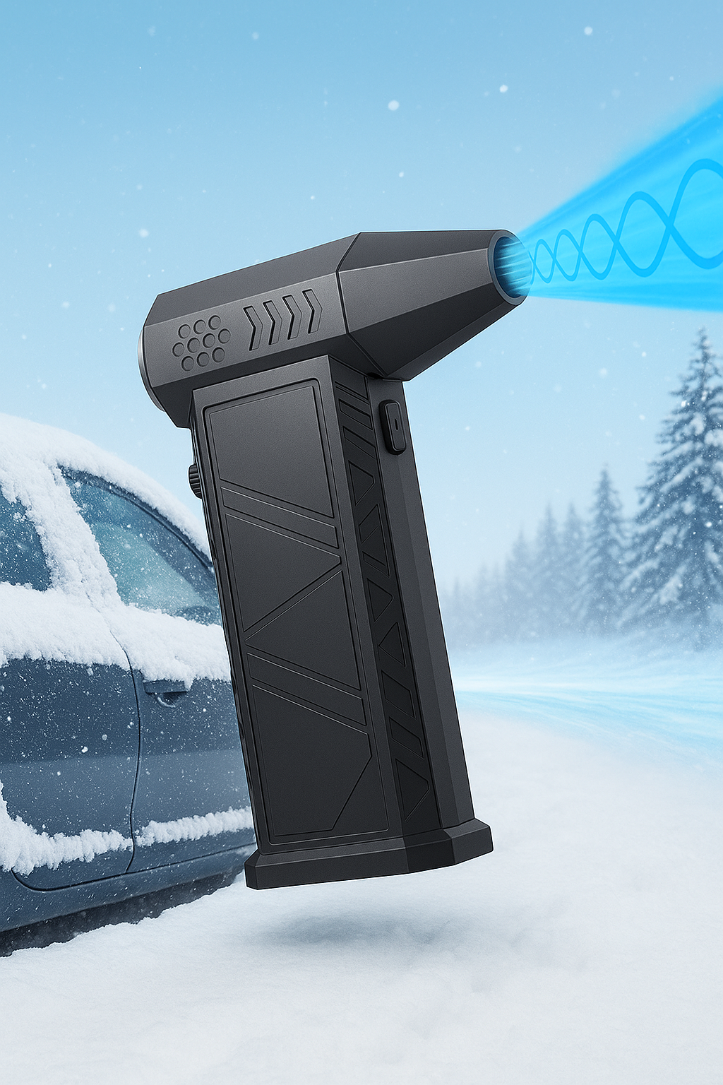 Brushless Snow & Dust Blower – 300,000 RPM Air Duster for Cars, PC & Home Cleaning