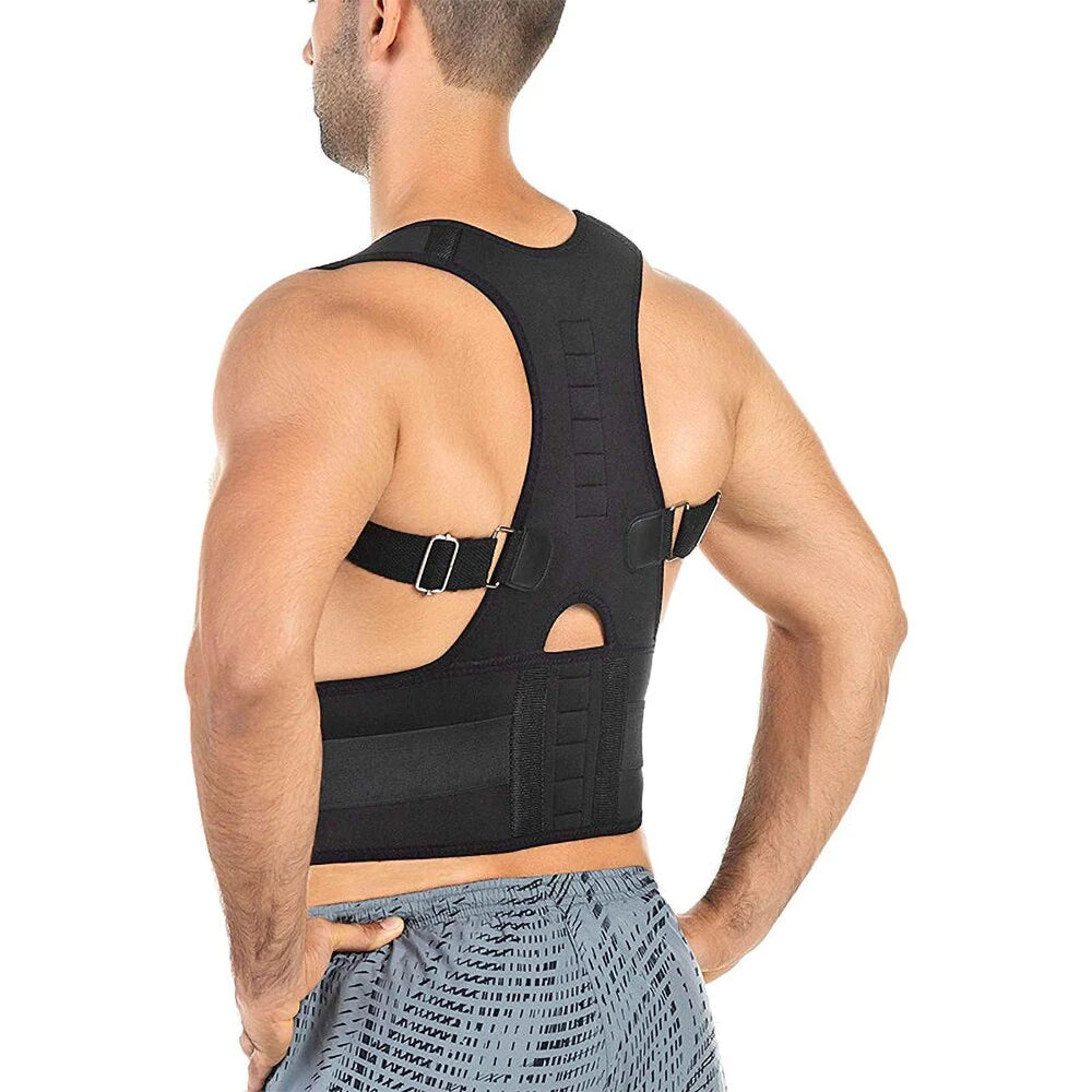 Magnetic Posture Corrector – Adjustable Back & Shoulder Support Brace for Men and Women