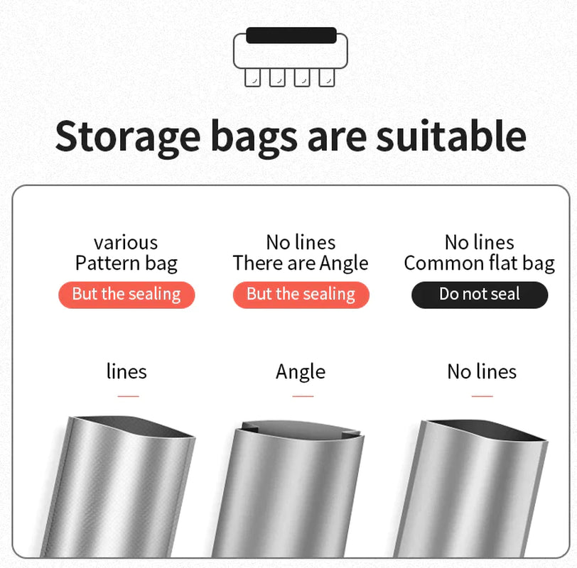 Vacuum Sealer Machine – Automatic Food Preservation & Storage Saver with Seal Bags
