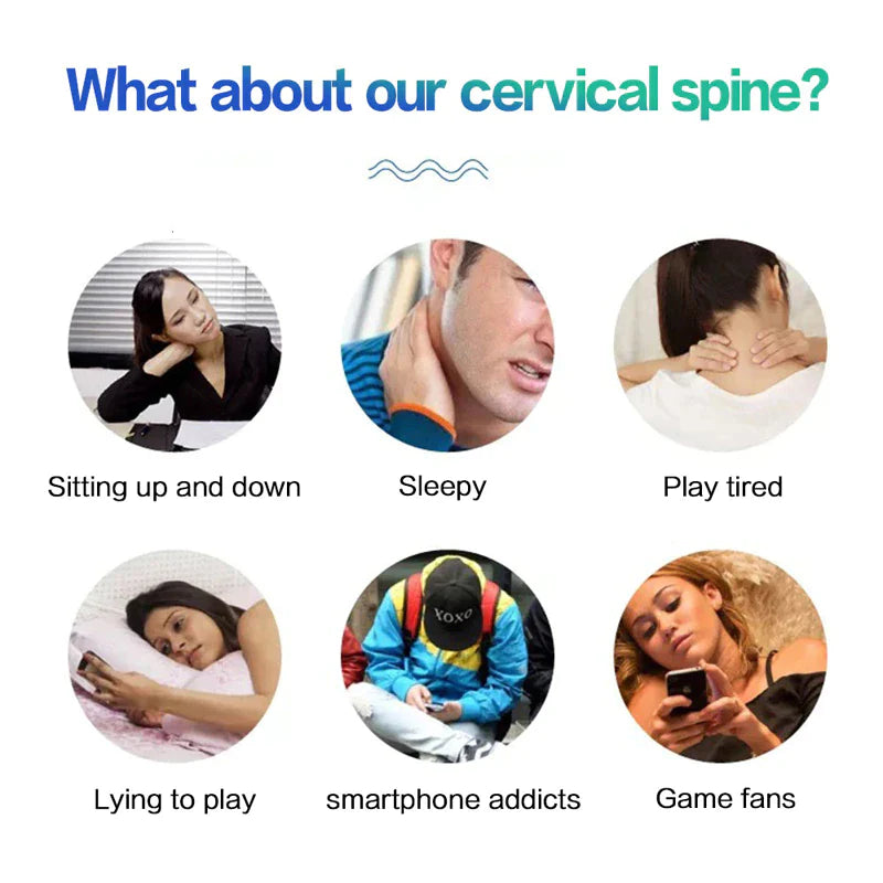 Electric Neck Massager – Pulse & Magnetic Therapy for Cervical Muscle Relaxation and Pain Relief