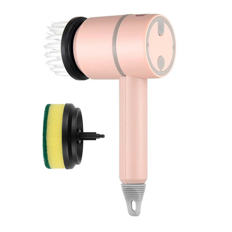 Electric Cleaning Brush – USB Rechargeable Wireless Scrubber for Dishes, Kitchen, Bathtub & Tiles