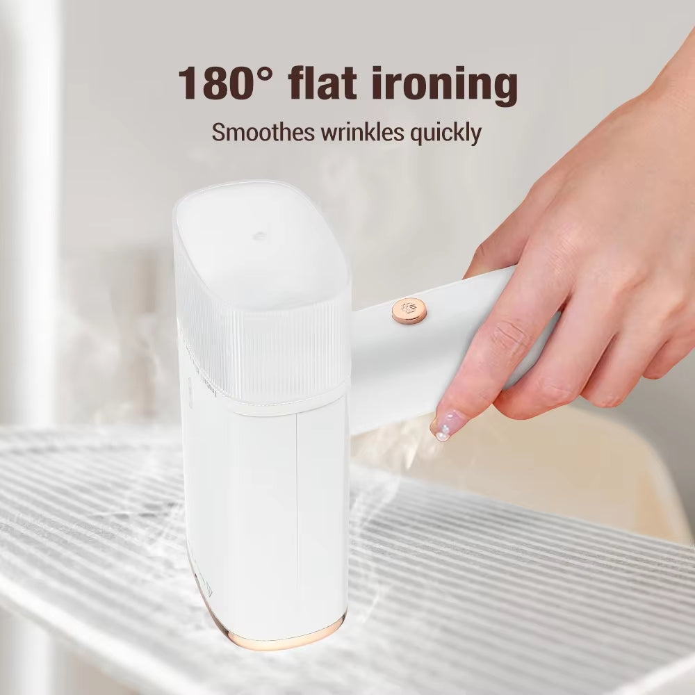 Portable Clothes Steamer & Iron – 1000W Fast-Heating Handheld Fabric Steamer