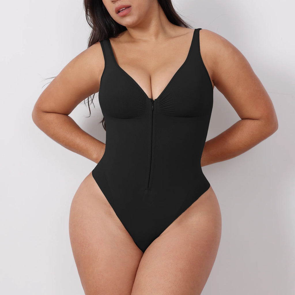 Women’s Slimming Bodysuit – Full Body Shaper with Zipper, Waist Control & Post-Surgical Support