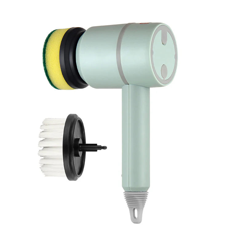 Electric Cleaning Brush – USB Rechargeable Wireless Scrubber for Dishes, Kitchen, Bathtub & Tiles
