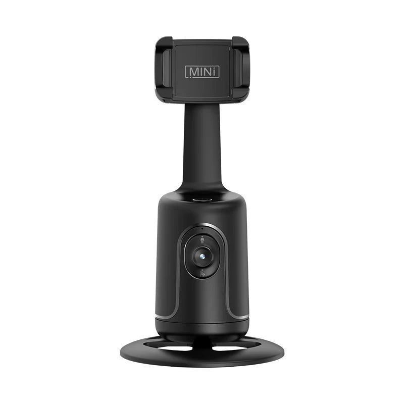 360° Auto Face Tracking Smart Gimbal – AI Phone Holder for Video, Vlogging, Live Streaming & Stabilization