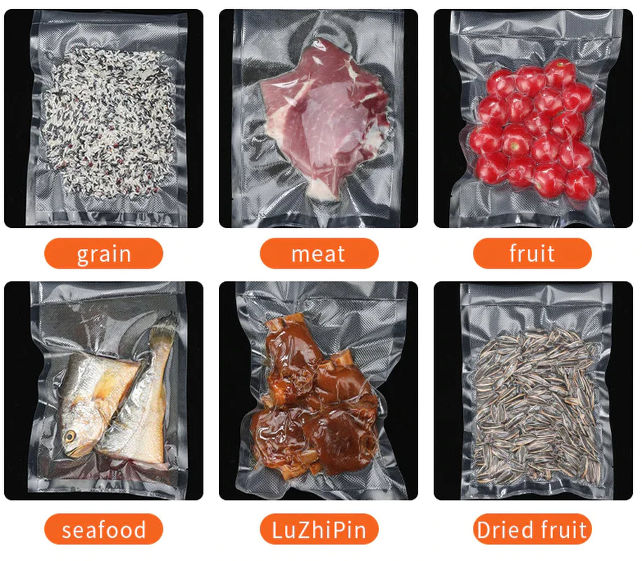 Vacuum Sealer Machine – Automatic Food Preservation & Storage Saver with Seal Bags