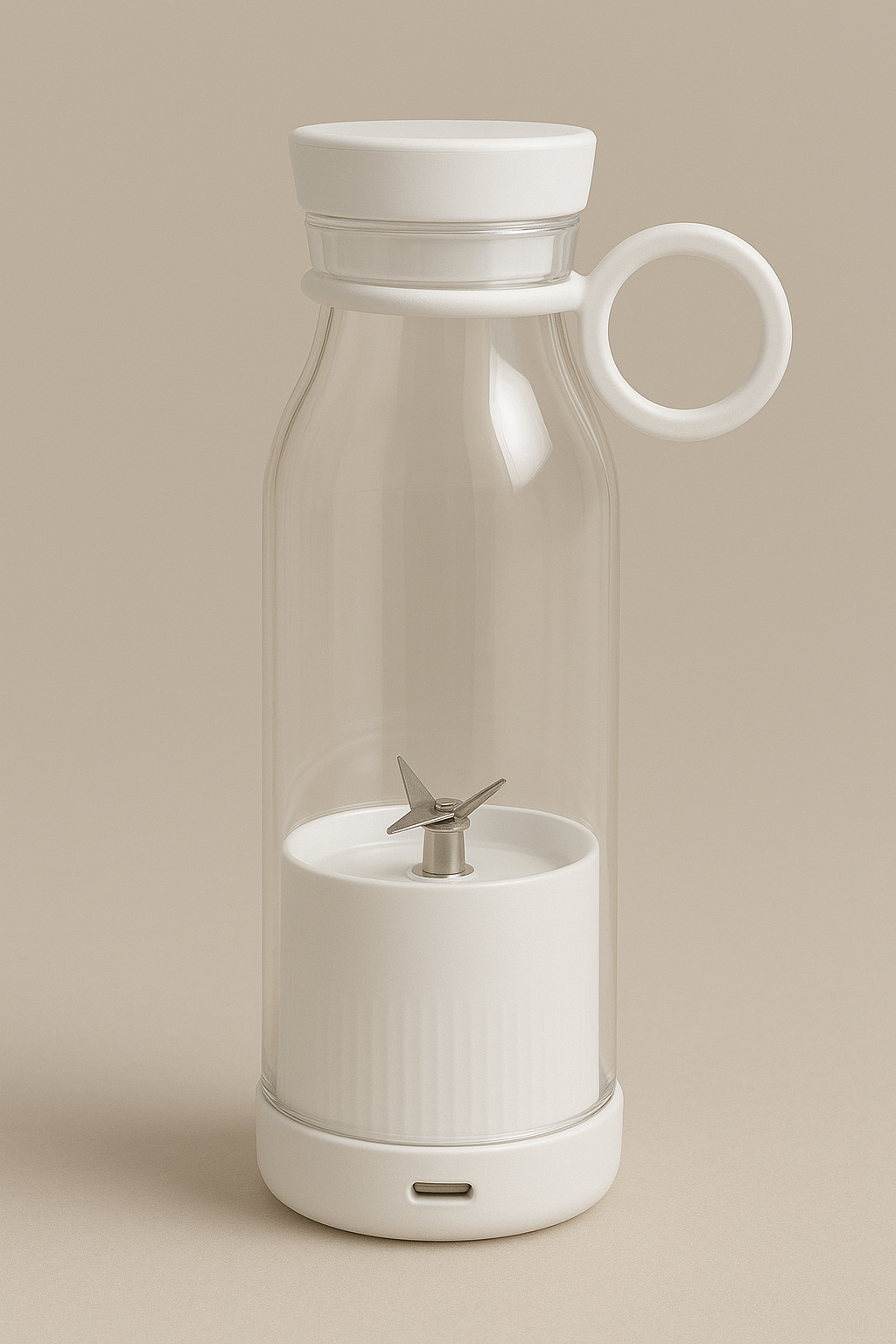 Portable Blender Bottle - USB Rechargeable Smoothie Maker for Travel and Home