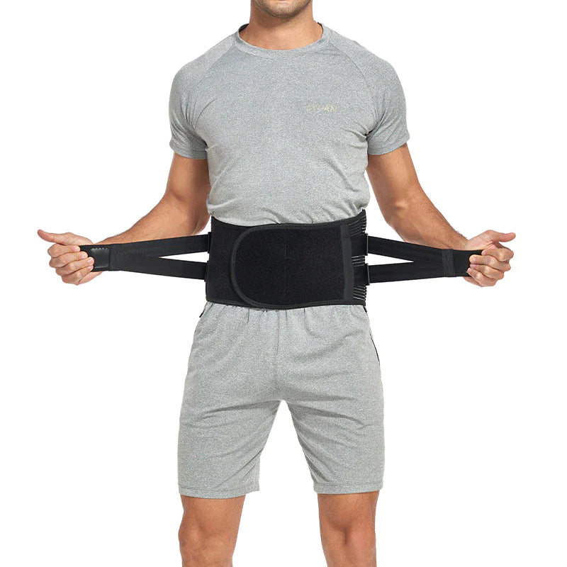 Adjustable Lumbar Support Belt – Back Brace for Lower Back Pain & Posture Support