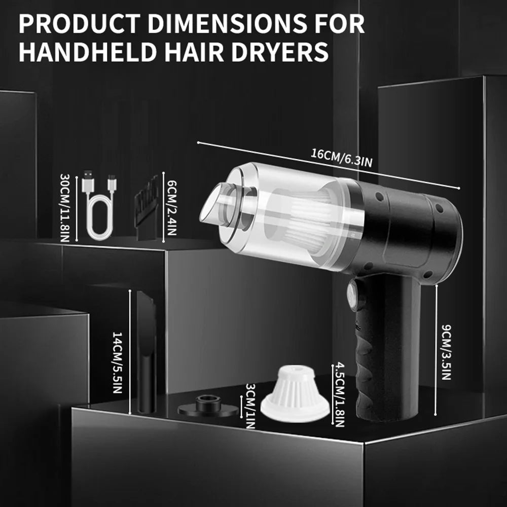 Small Portable Vacuum Cleaner – Multi-Purpose Handheld Car & Home Cleaner