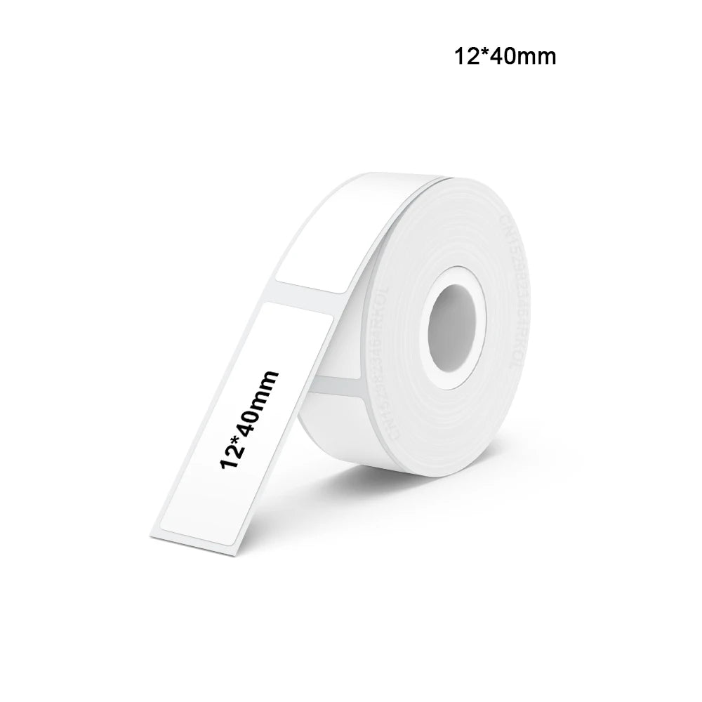 Portable Mini Printer Marklife P12 Thermal Printer Adhesive Sticker Labeling Machine P12 Label Maker or 1PK Continues Label Tape
