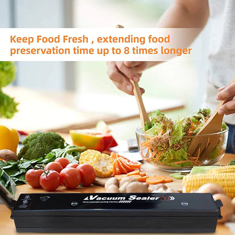Vacuum Sealer Machine – Automatic Food Preservation & Storage Saver with Seal Bags