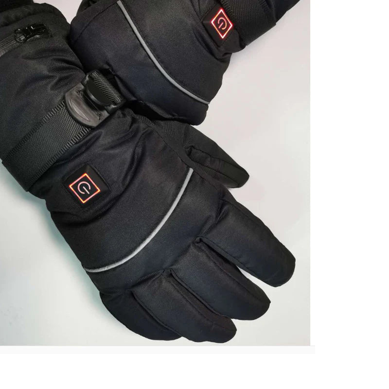 Heated 5-Digit Rechargeable Thermal Ski Mittens