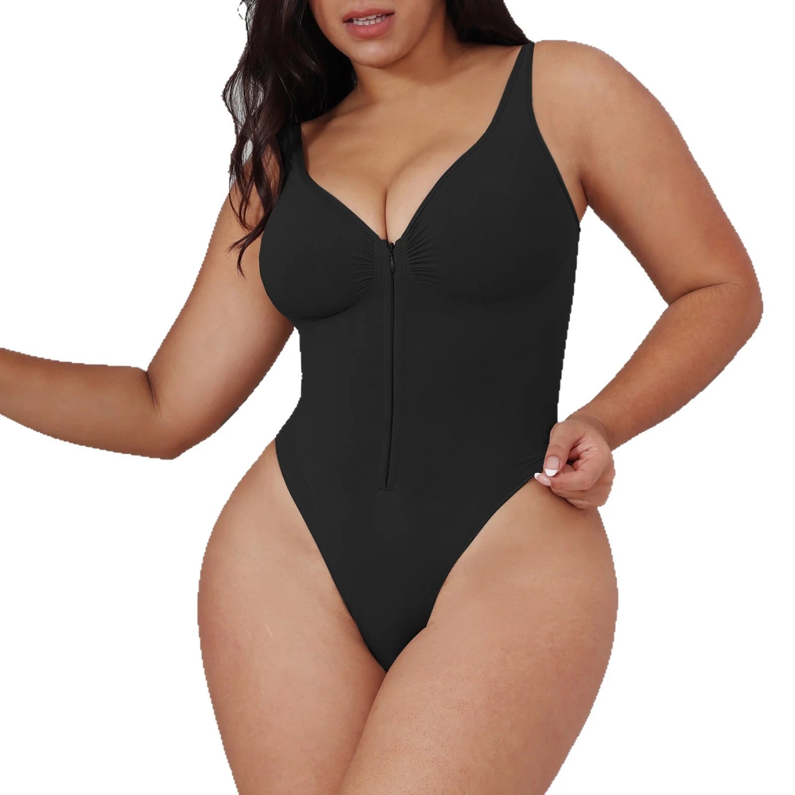 Women’s Slimming Bodysuit – Full Body Shaper with Zipper, Waist Control & Post-Surgical Support