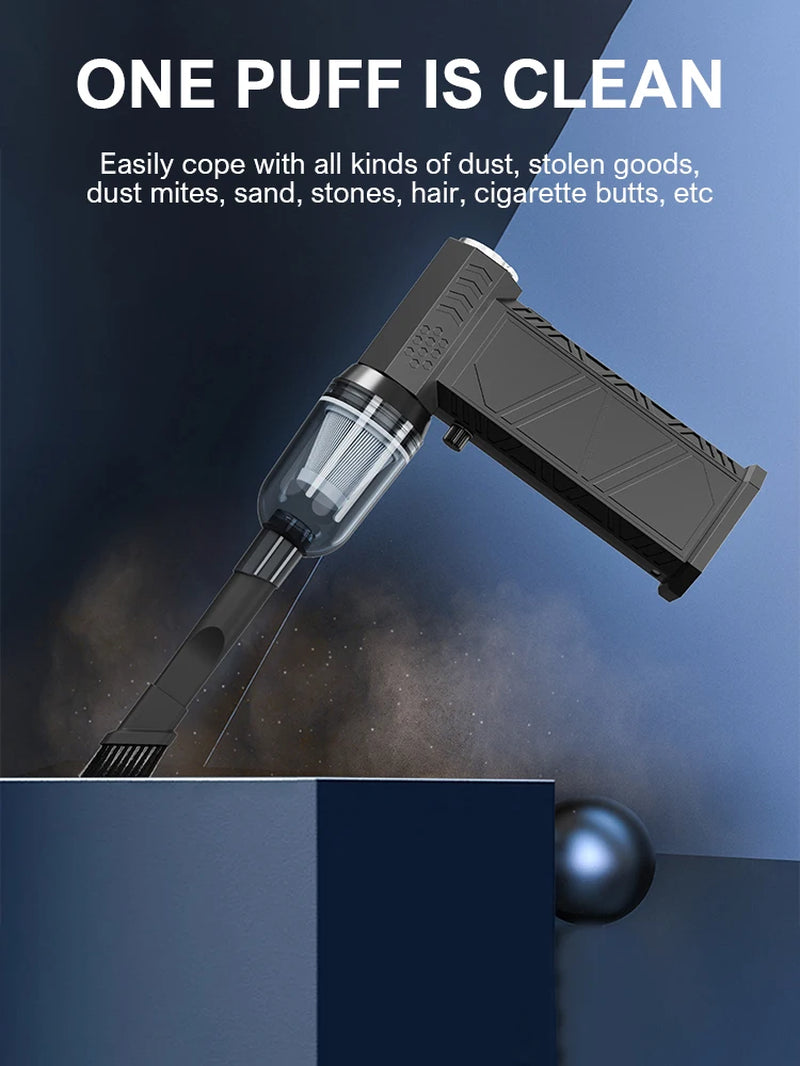 Brushless Snow & Dust Blower – 300,000 RPM Air Duster for Cars, PC & Home Cleaning