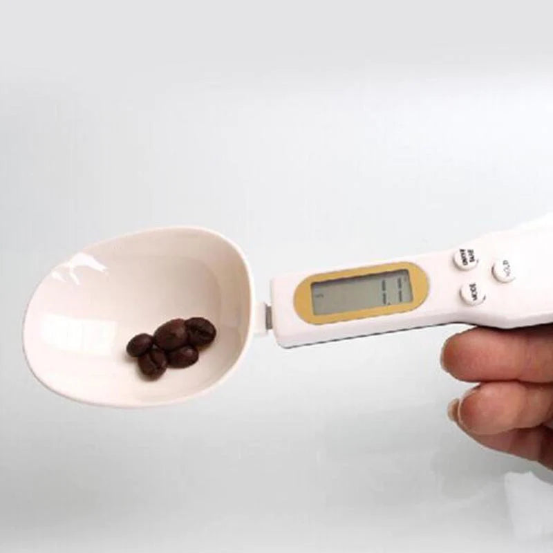 Digital Measuring Spoon Scale – Electronic Kitchen Food Weight Spoon for Coffee, Tea & Baking